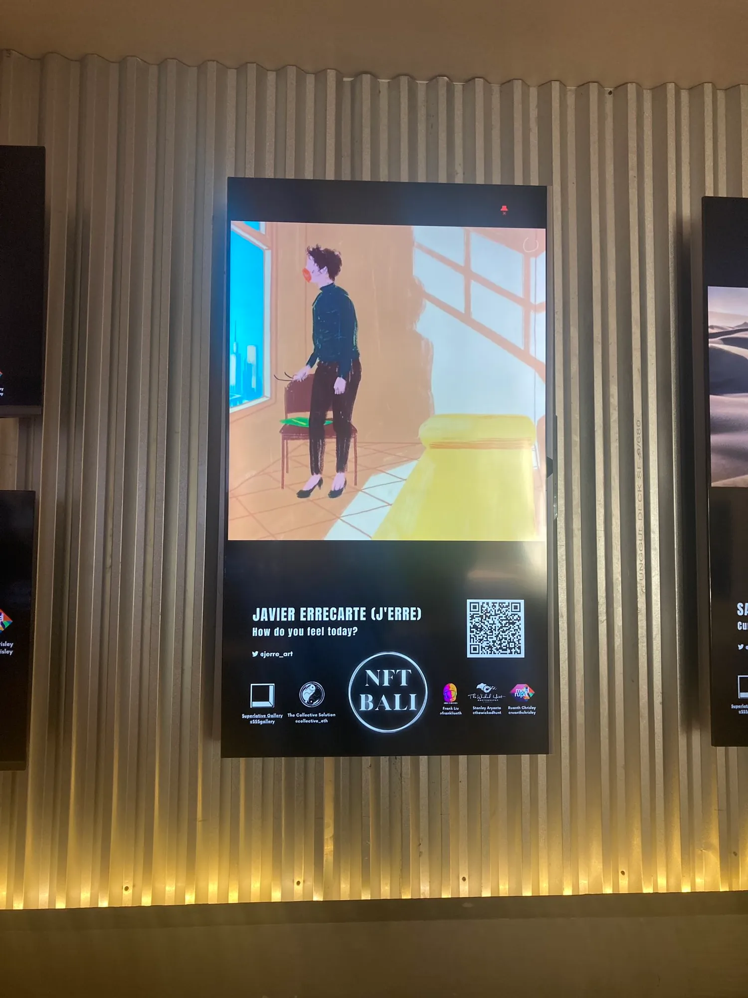 "How do you feel today?" - NFT Bali